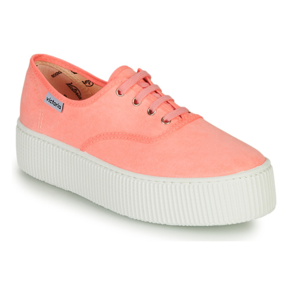 Womens Pink Sneakers by Spartoo GOOFASH