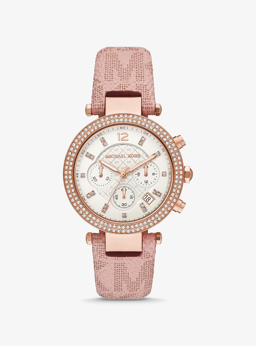 Women's Pink Watch at Michael Kors GOOFASH