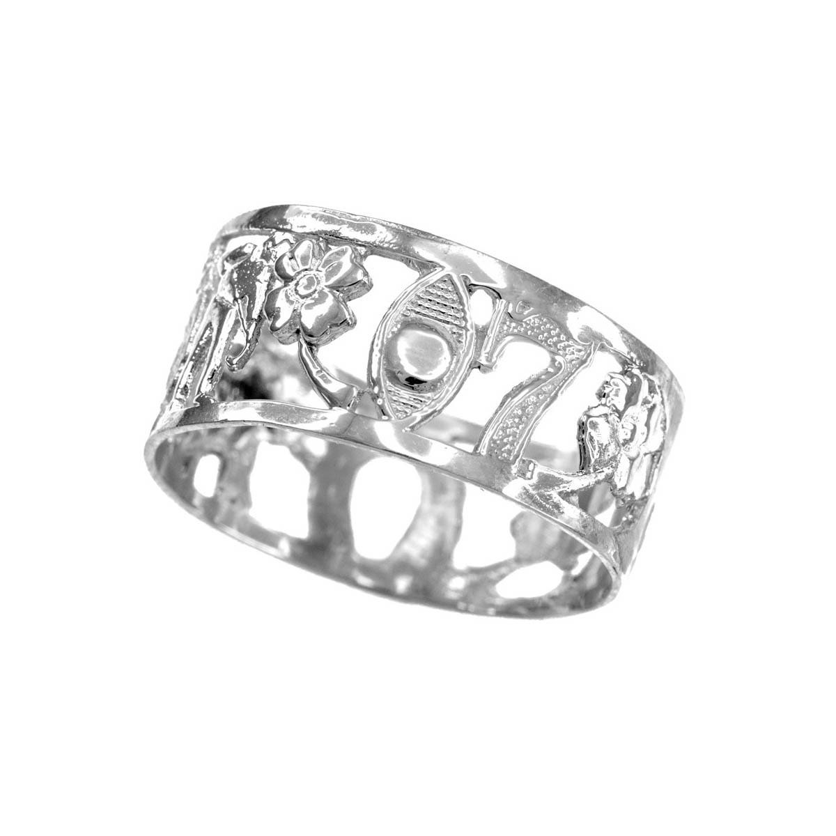 Women's Ring in White Gold Boutique GOOFASH