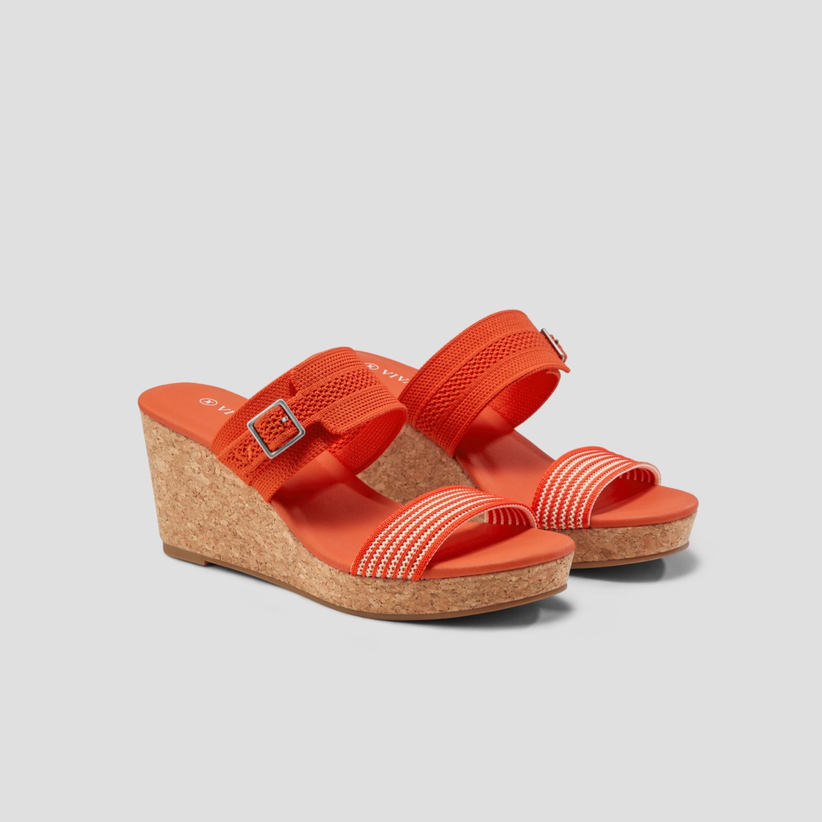Women's Sandals Orange Vivaia GOOFASH