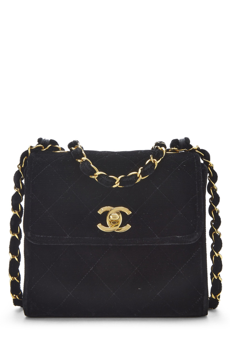 Womens Shoulder Bag Black WGACA - Chanel GOOFASH