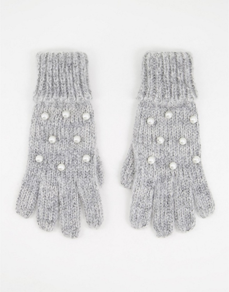 Womens Silver Gloves at Asos GOOFASH