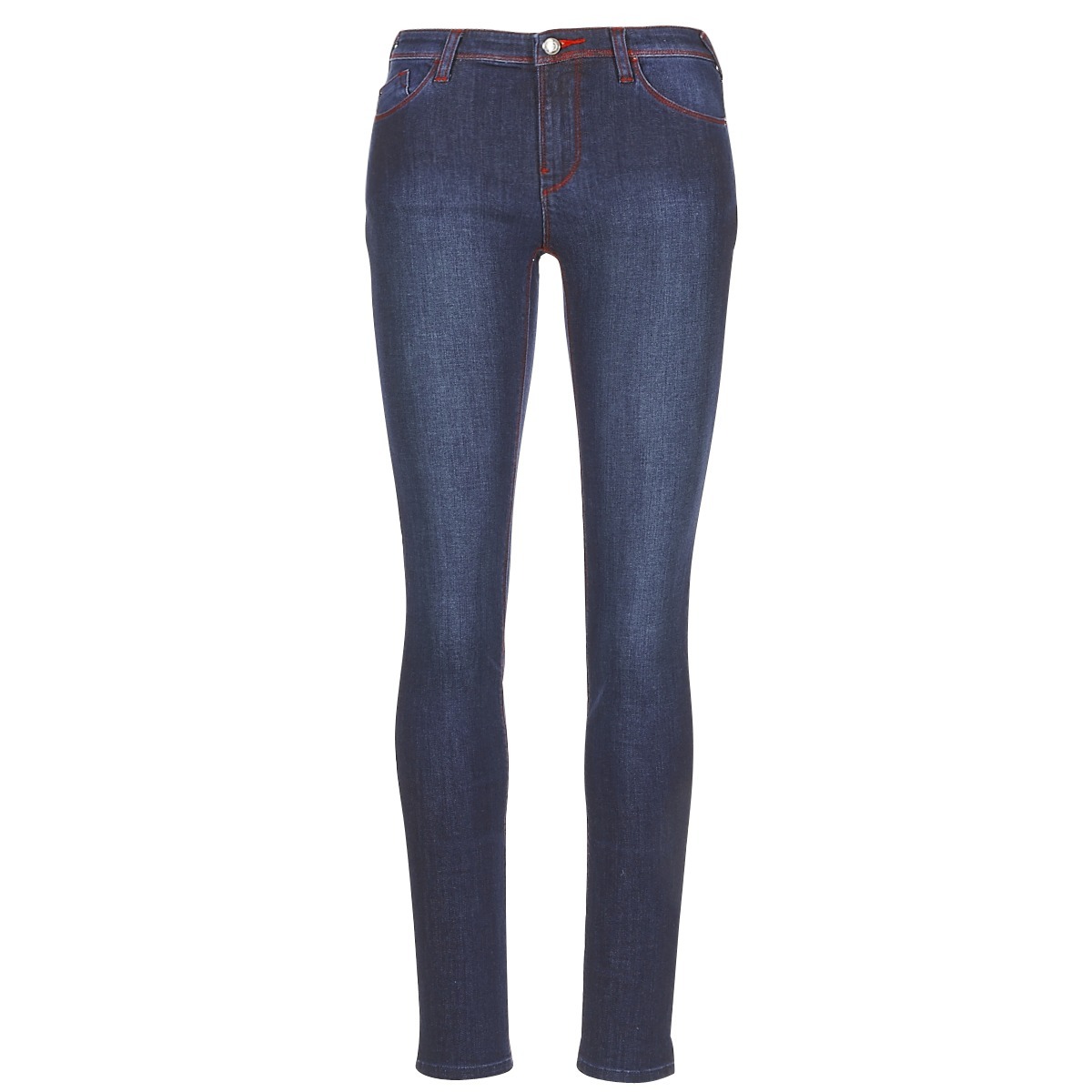Womens Skinny Jeans in Blue - Spartoo GOOFASH