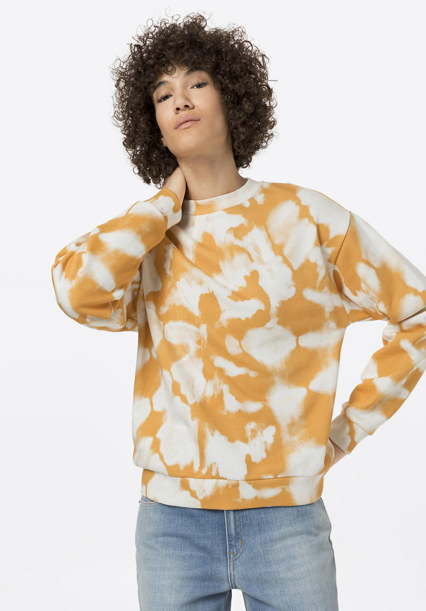 Womens Sweatshirt Apricot - Hessnatur GOOFASH