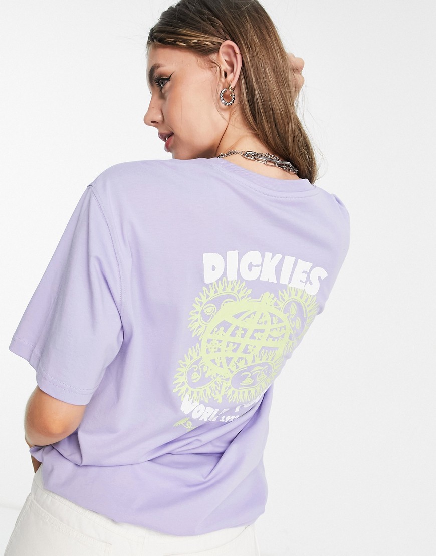 Womens T-Shirt Purple Asos Dickies GOOFASH