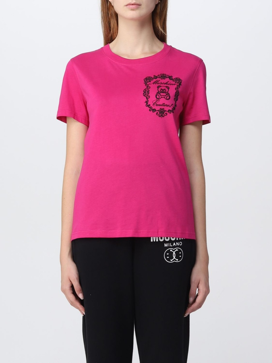 Women's T-Shirt in Pink at Giglio GOOFASH