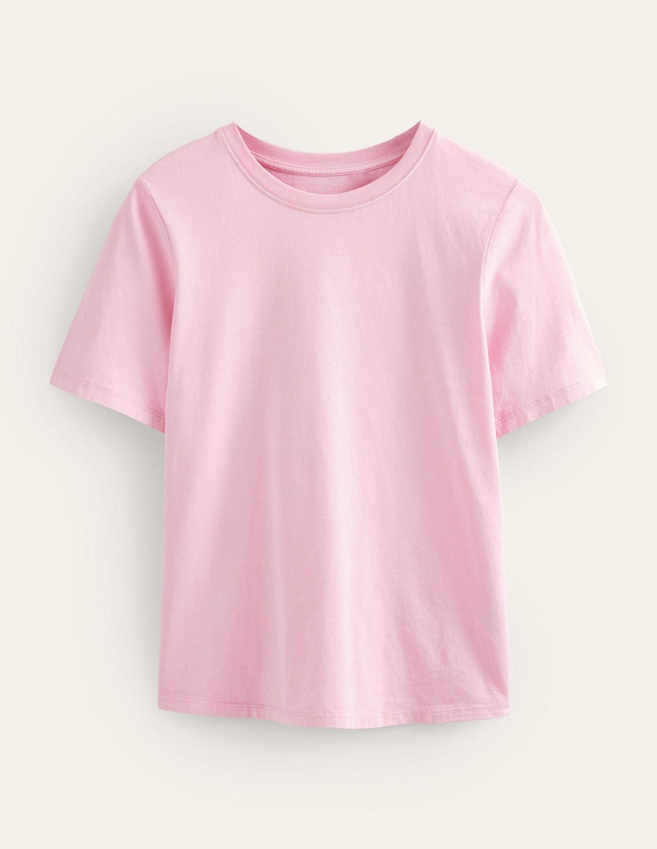 Womens T-Shirt in Pink from Boden GOOFASH