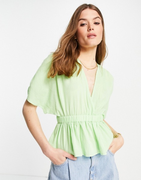 Womens Top Green from Asos GOOFASH