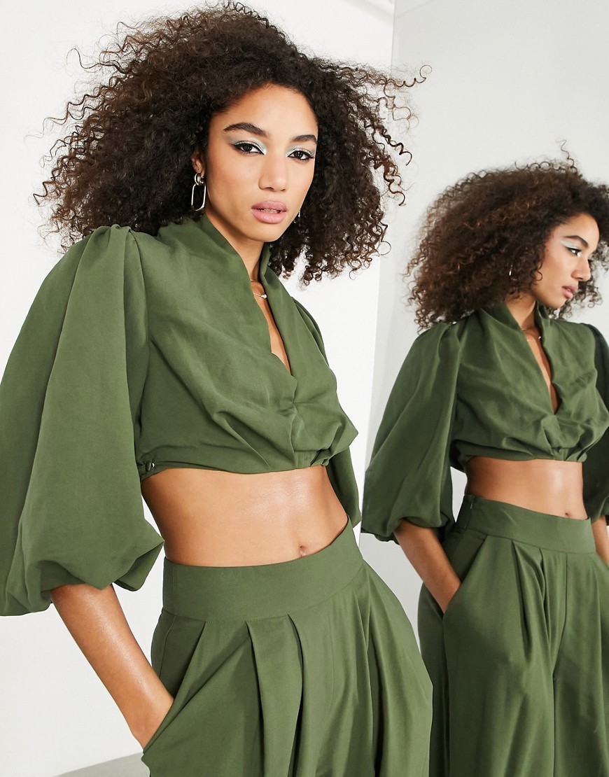 Womens Top in Green from Asos GOOFASH