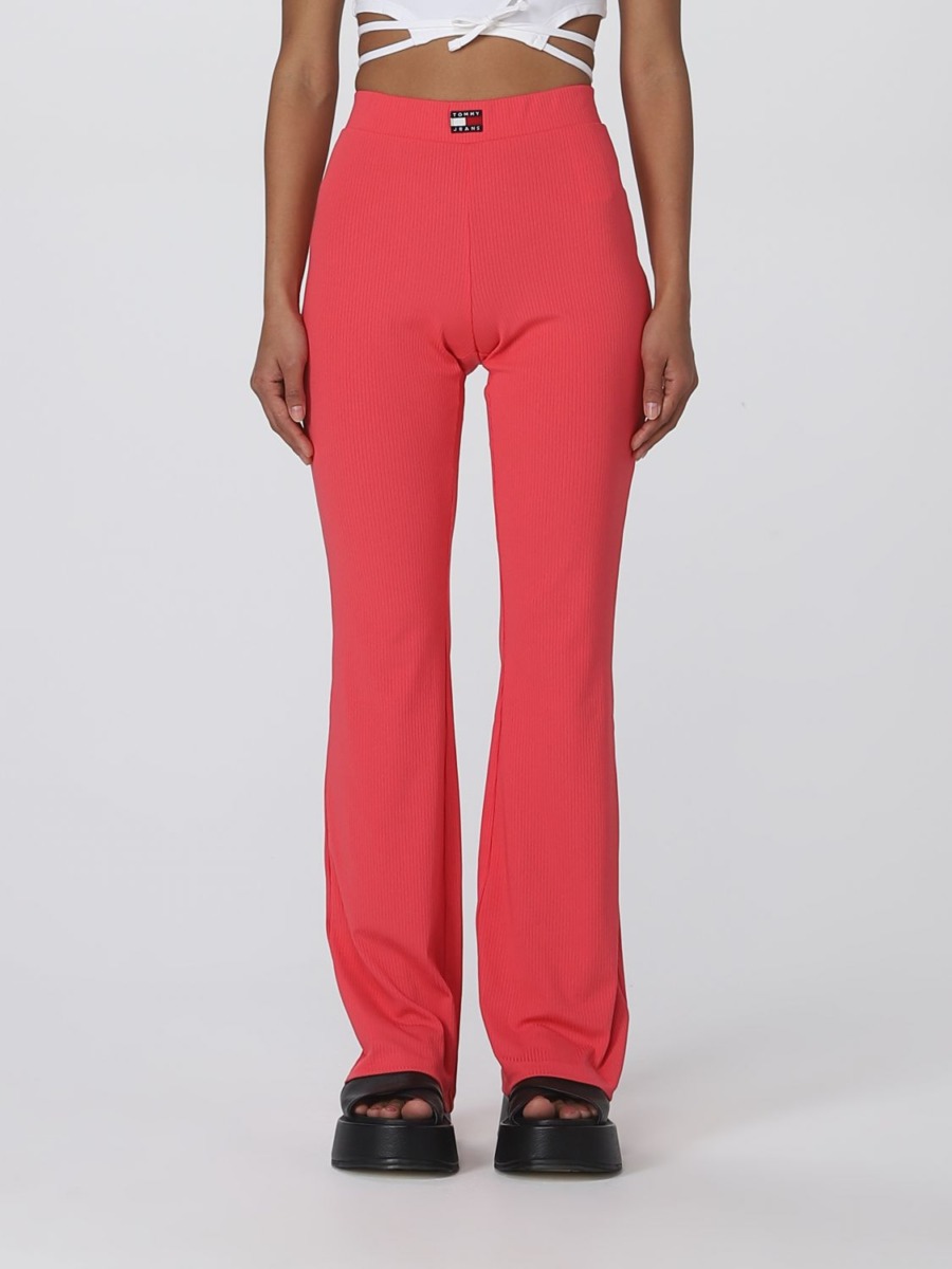 Womens Trousers Pink from Giglio GOOFASH