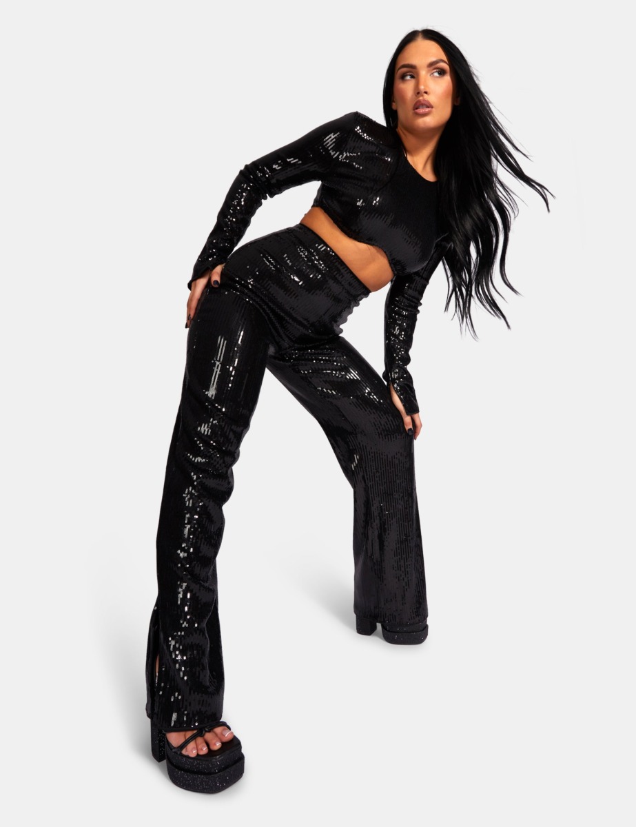 Womens Trousers in Black at Public Desire GOOFASH