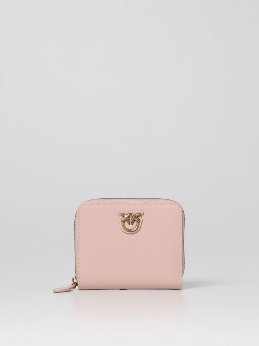 Women's Wallet Pink Giglio - Pinko GOOFASH