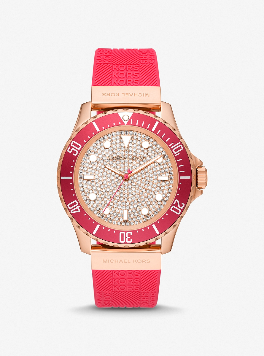 Womens Watch Red by Michael Kors GOOFASH