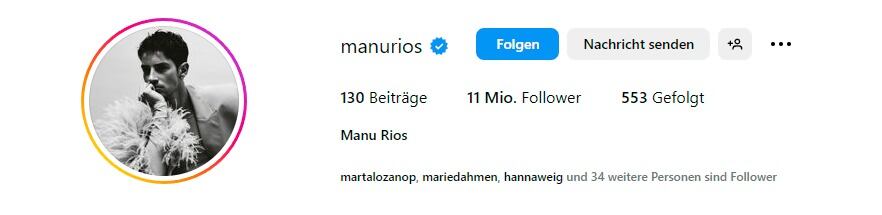 Manu Rios Profile