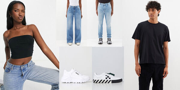 Black Blue White Outfits GOOFASH