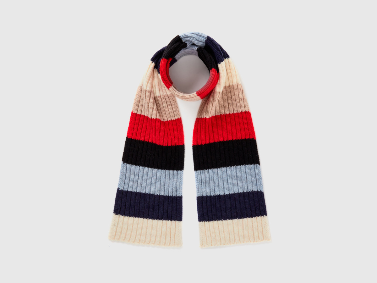 Benetton - Gents Scarf in Multicolor United Colors of Benetton GOOFASH