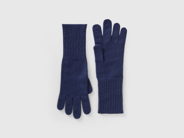 Benetton - Gloves Blue for Women by United Colors of Benetton GOOFASH