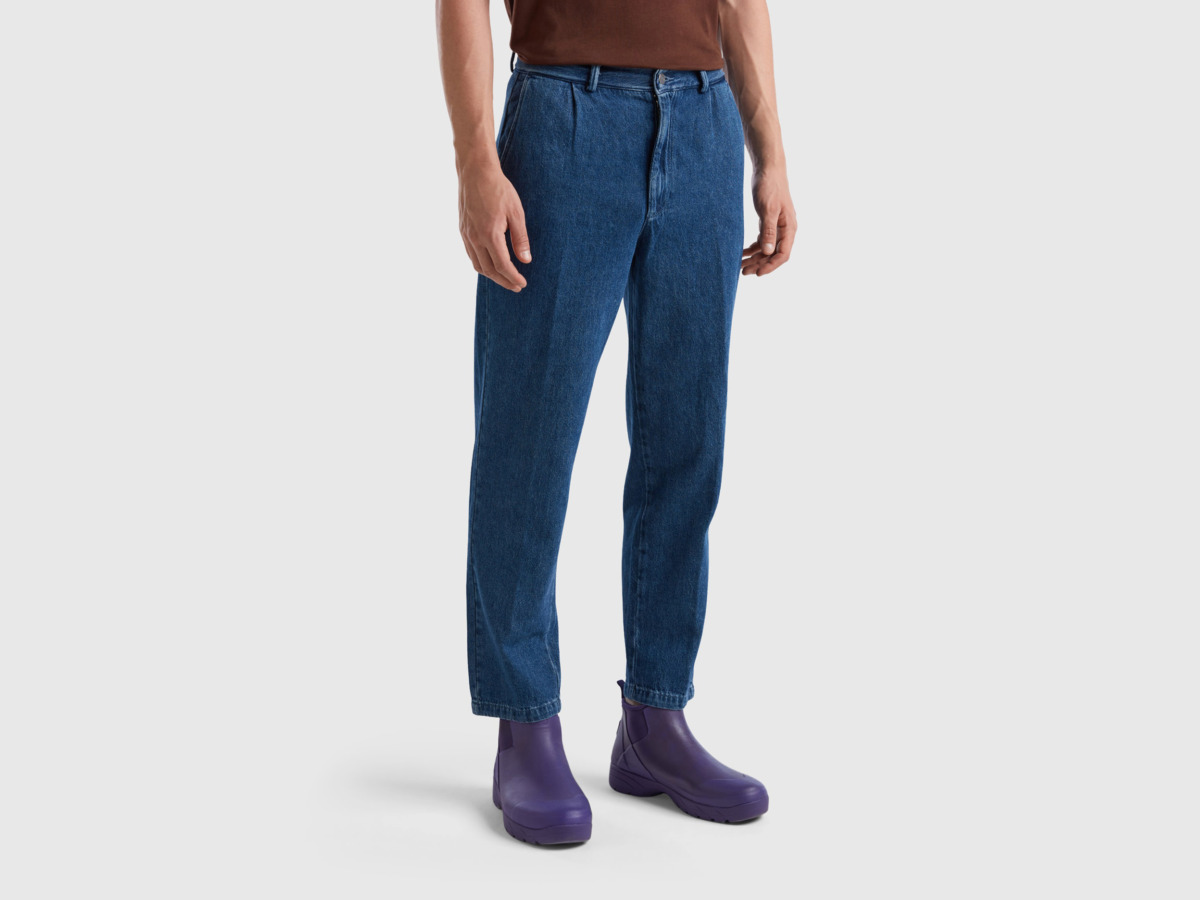 Benetton - Jeans Blue for Man by United Colors of Benetton GOOFASH
