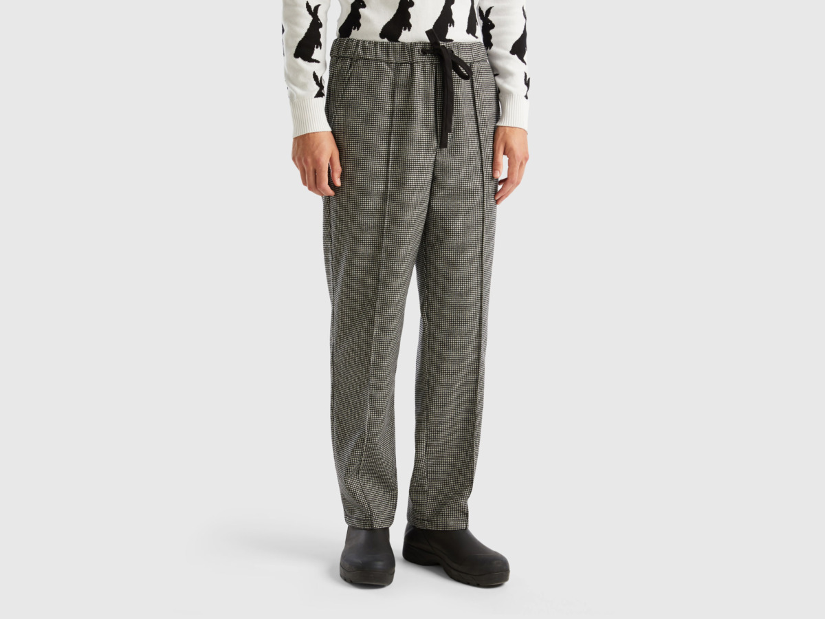 Benetton - Mens Joggers Grey by United Colors of Benetton GOOFASH