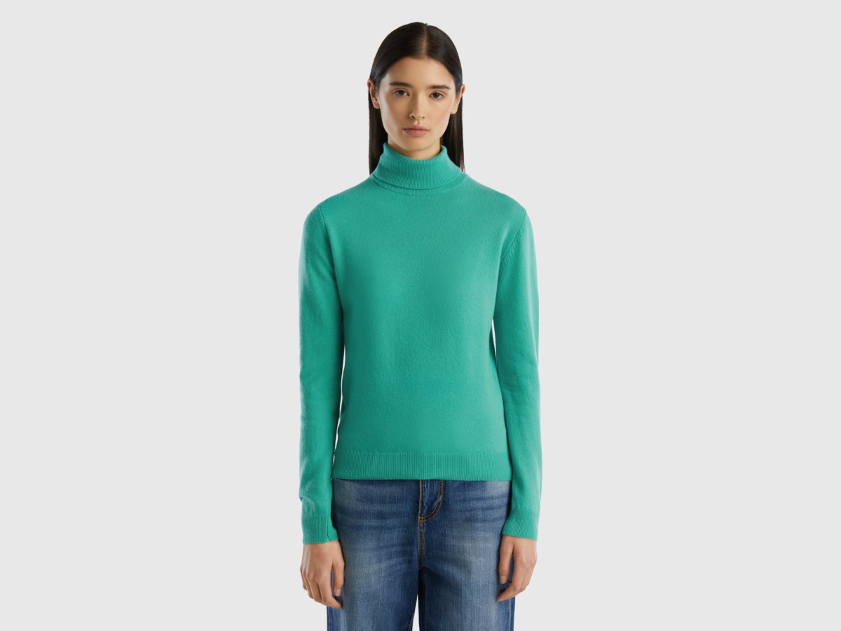 Benetton - Sweater - Green - United Colors of Benetton - Woman GOOFASH
