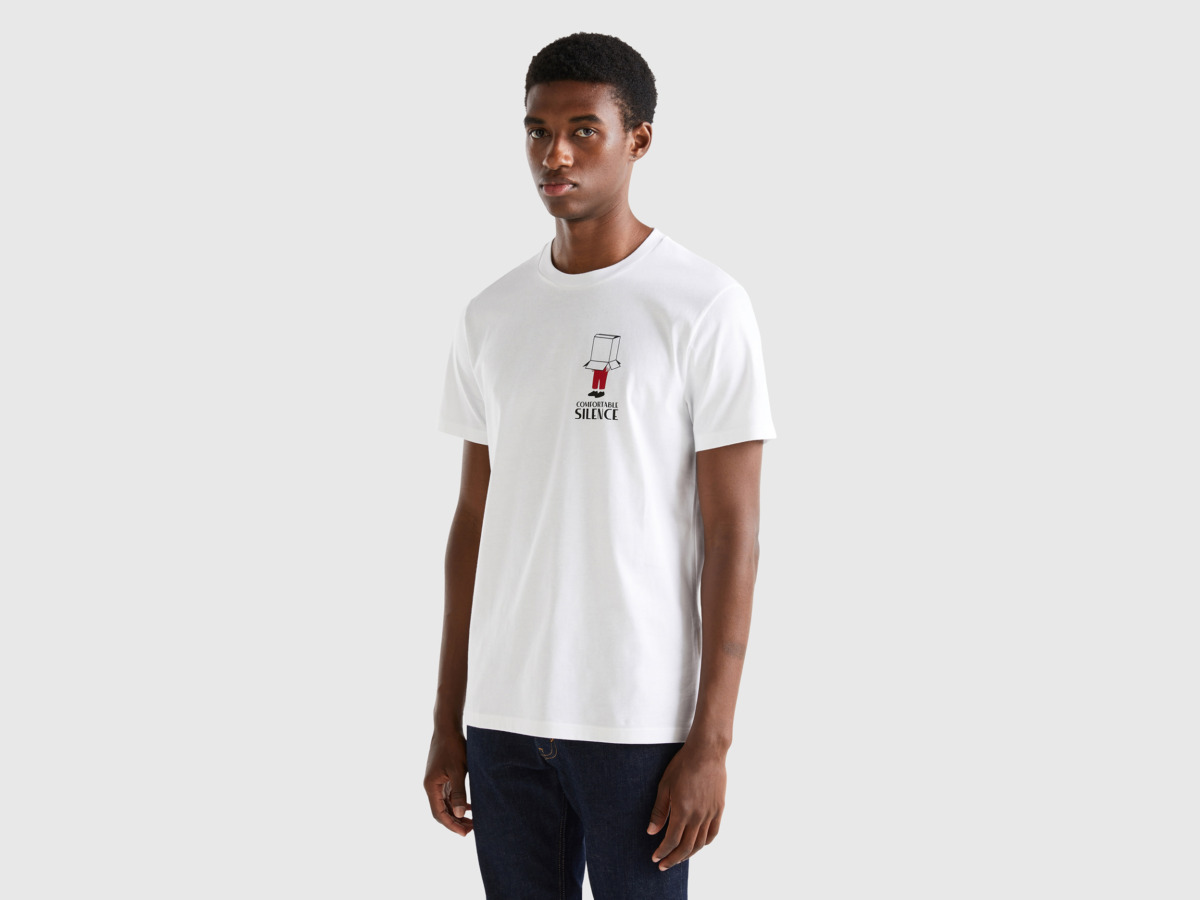 Benetton - T-Shirt White from United Colors of Benetton GOOFASH
