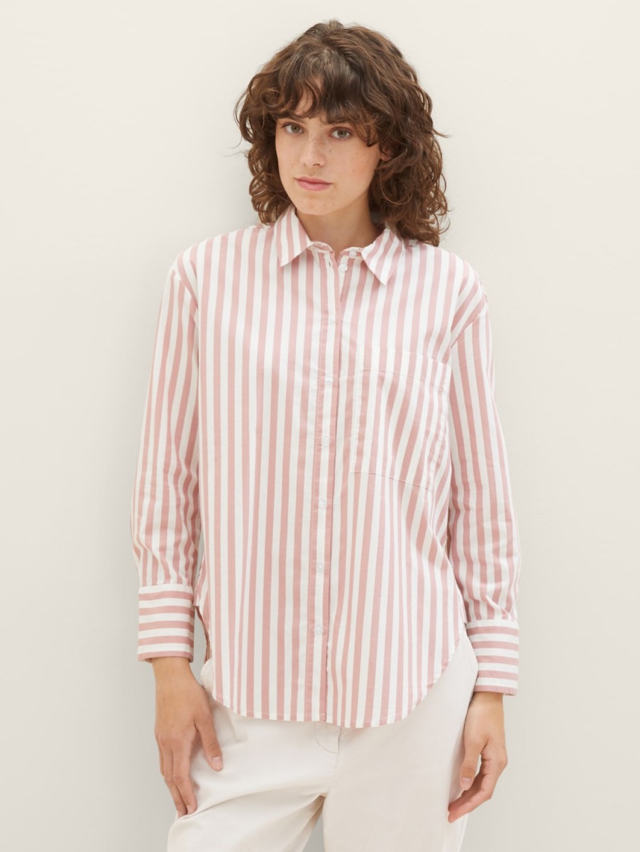 Blouse in Pink for Woman by Tom Tailor GOOFASH