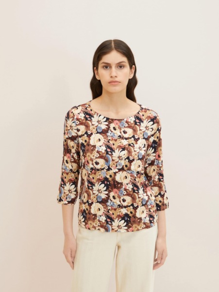 Blouse in Print - Tom Tailor Woman GOOFASH