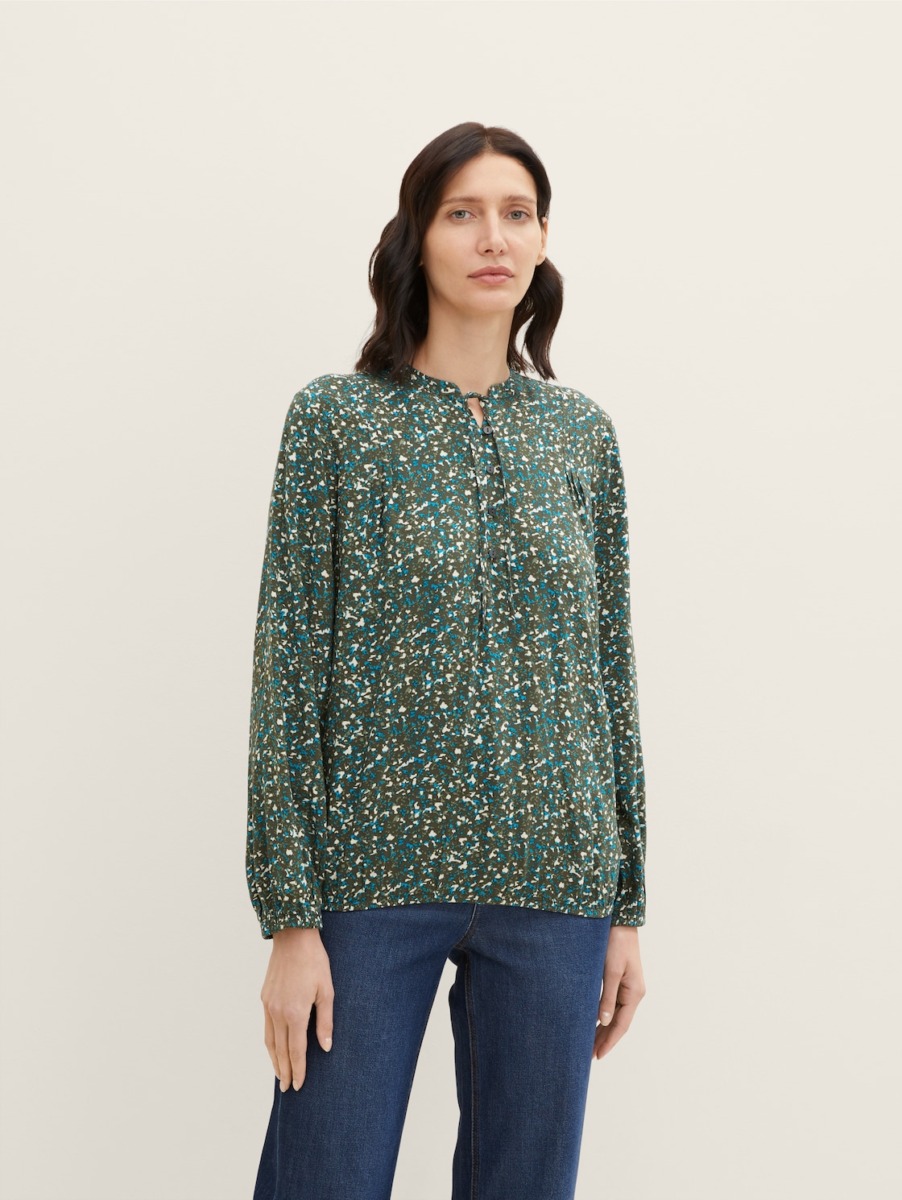 Blouse in Print for Women by Tom Tailor GOOFASH