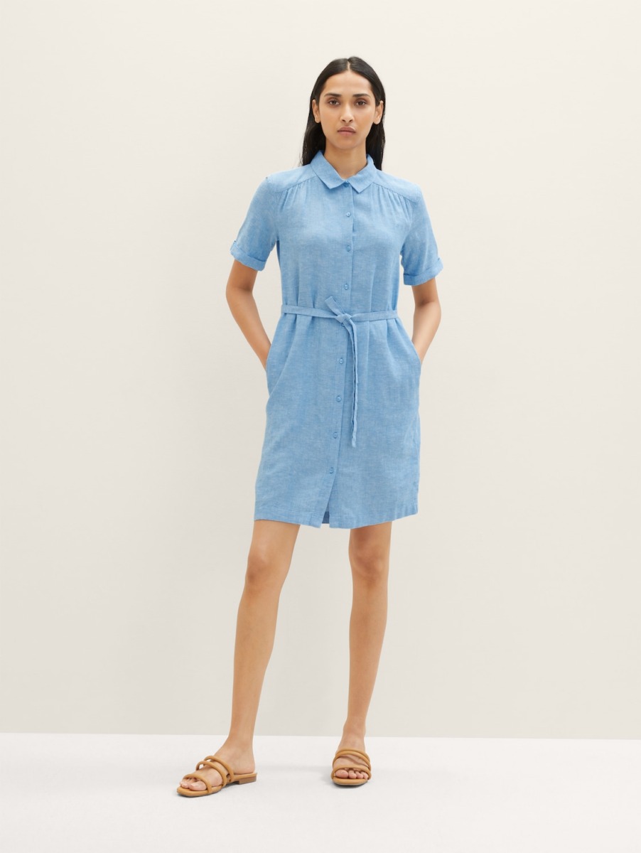 Blue Dress for Women by Tom Tailor GOOFASH