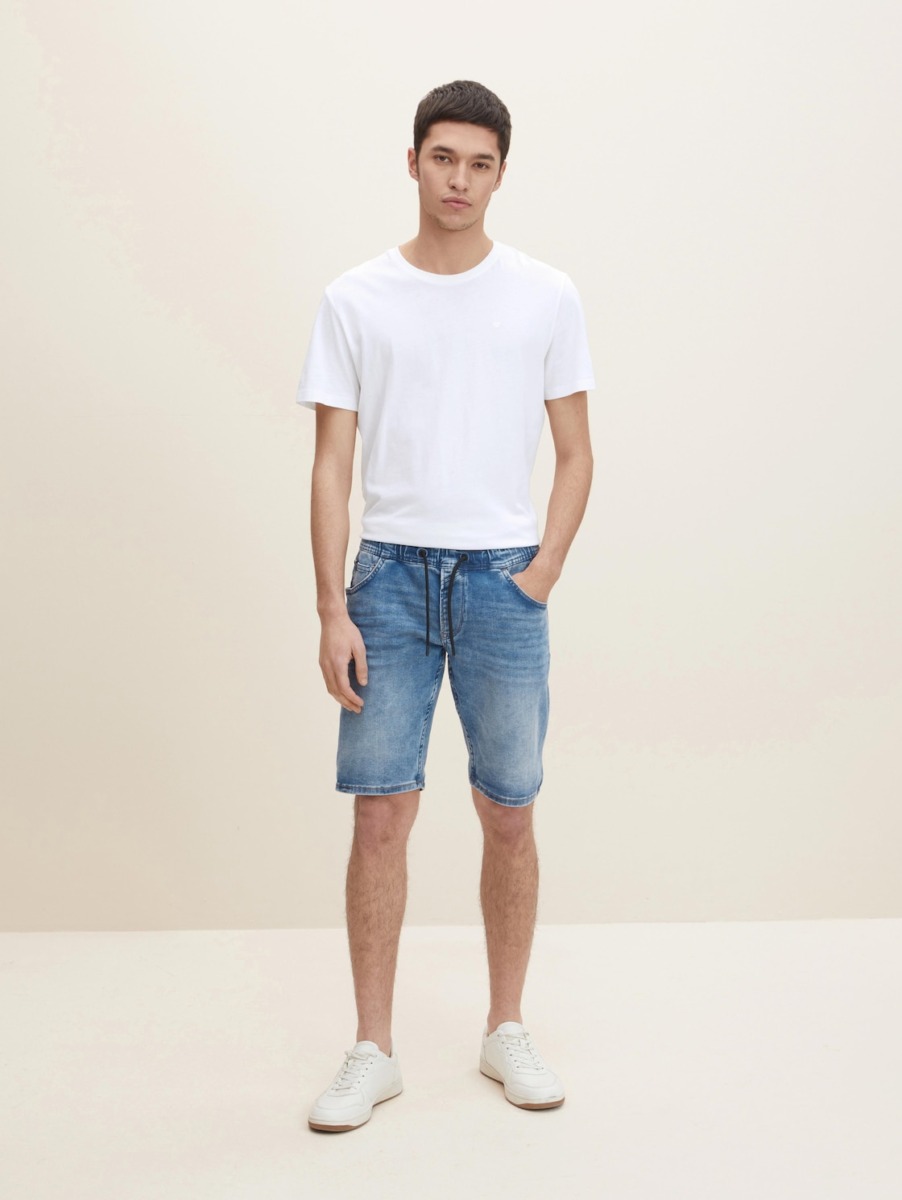 Blue Jeans Shorts at Tom Tailor GOOFASH