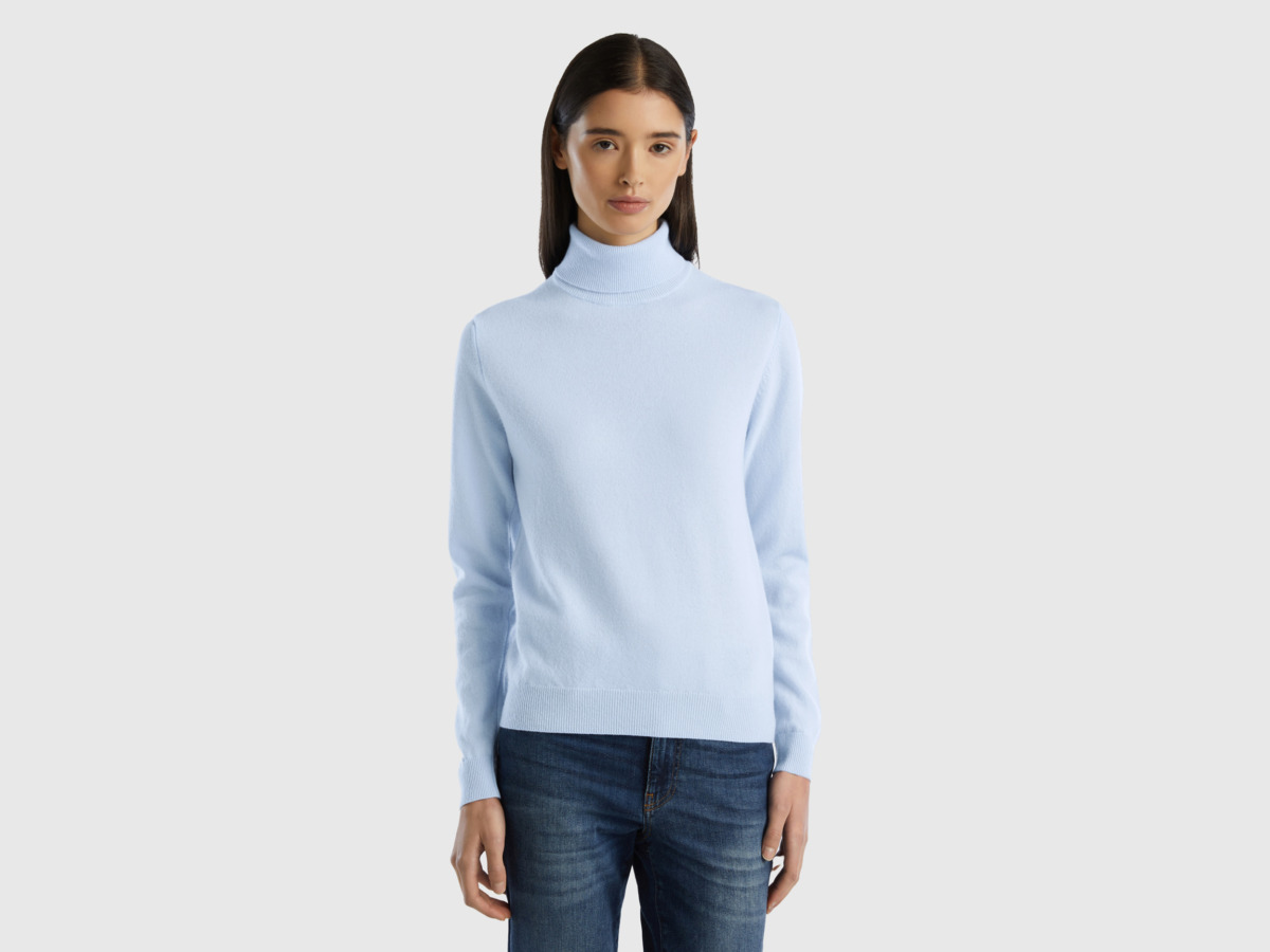 Blue - Sweater - United Colors of Benetton - Women - Benetton GOOFASH