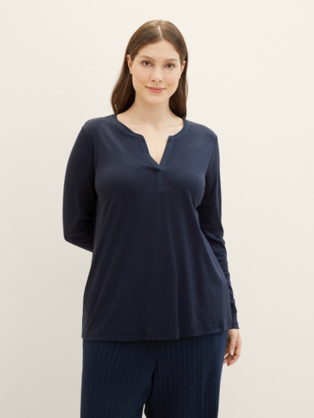 Blue T-Shirt for Women by Tom Tailor GOOFASH