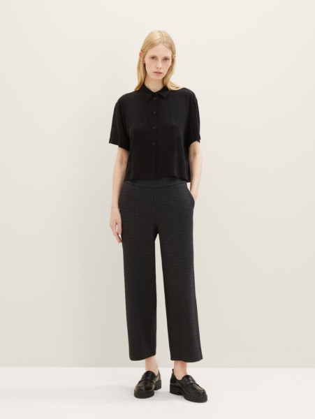 Culotte in Checked - Tom Tailor Woman GOOFASH