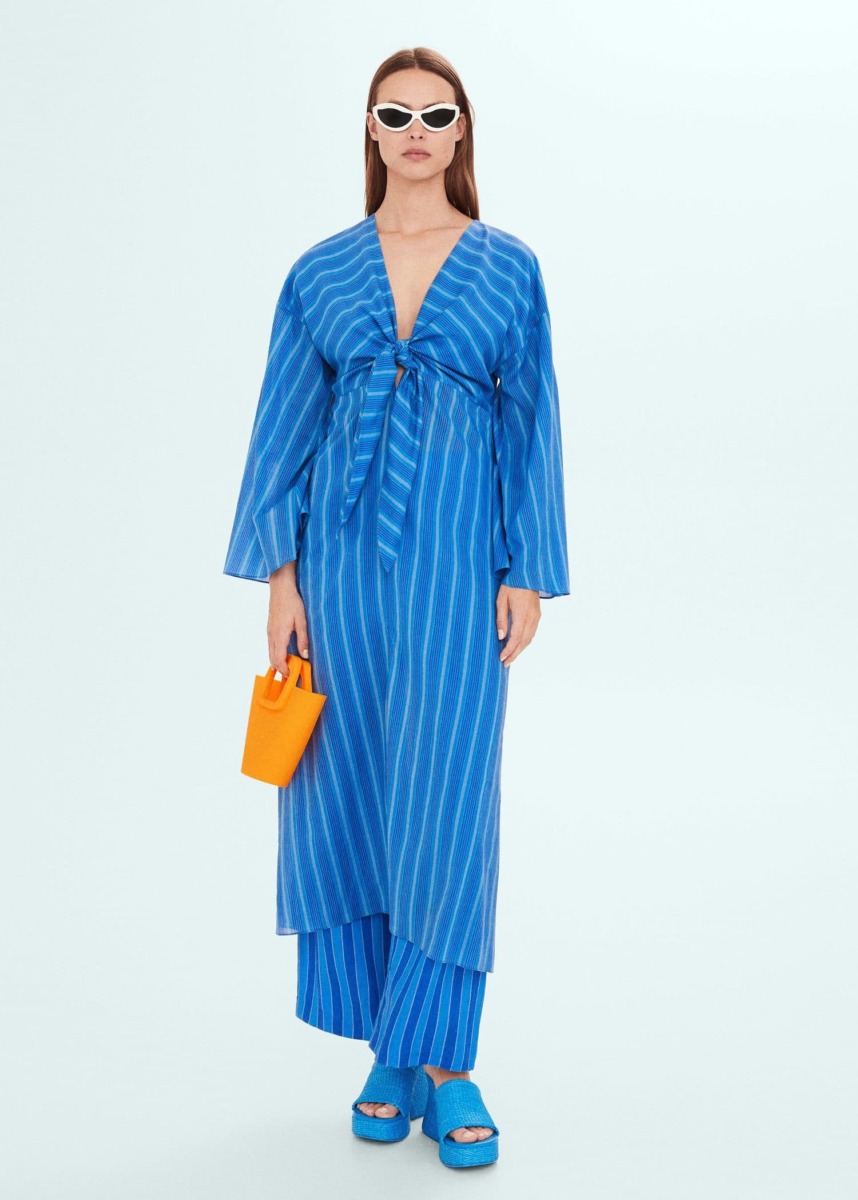 Dress Blue - Mango GOOFASH
