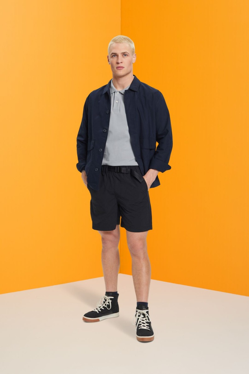 Esprit - Gents Shorts in Black GOOFASH