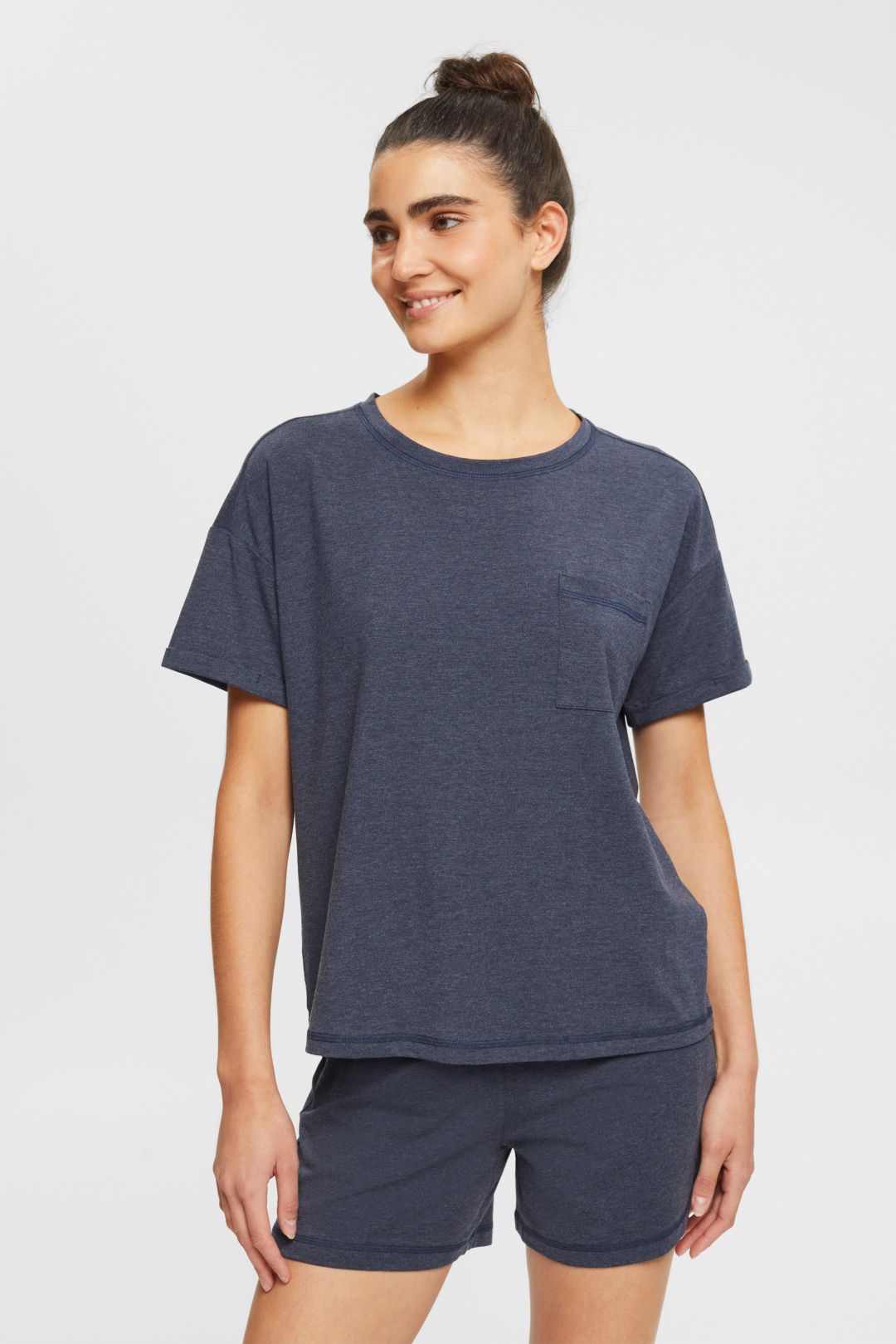 Esprit Ladies T-Shirt in Blue GOOFASH
