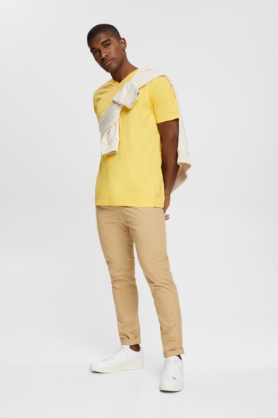 Esprit - T-Shirt Yellow for Men GOOFASH