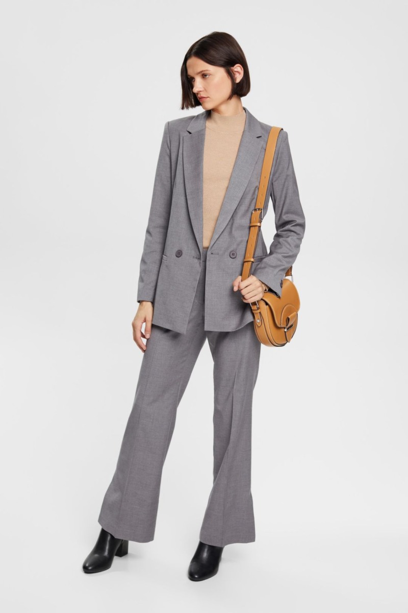 Esprit - Woman Blazer in Grey GOOFASH