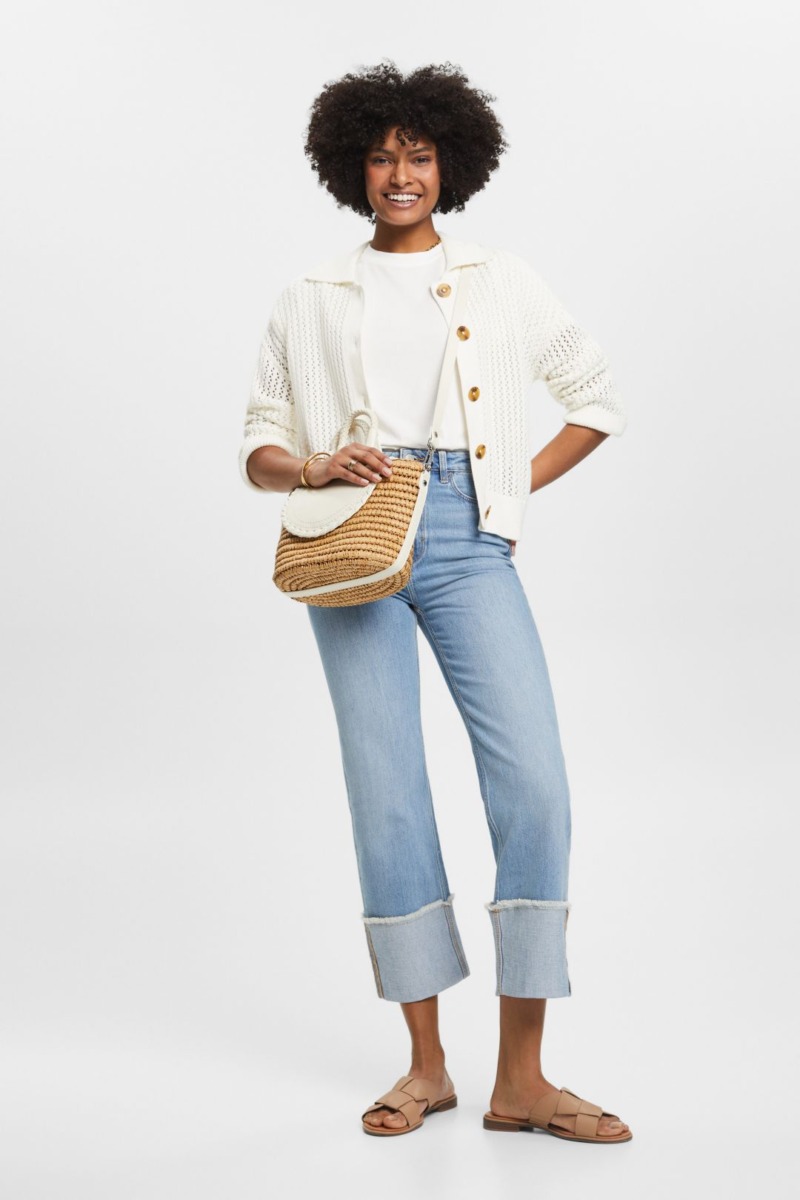 Esprit - Womens Jeans - White GOOFASH
