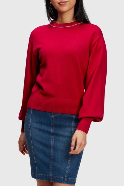Esprit - Womens Sweater Red GOOFASH