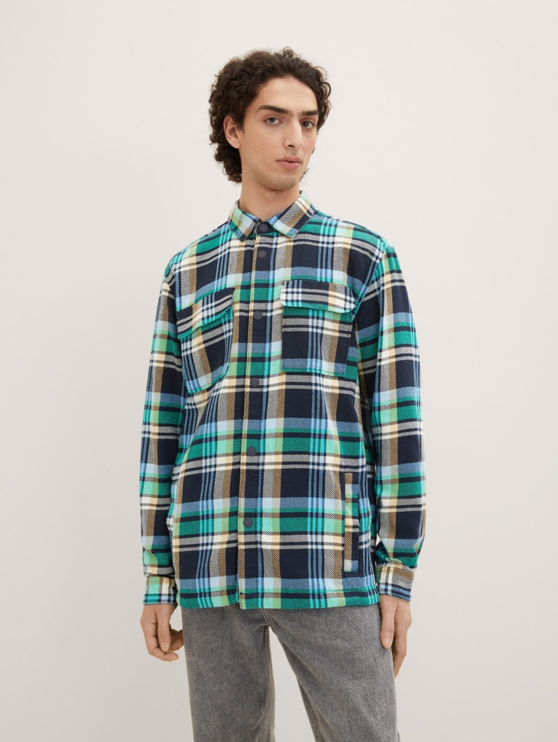 Gent Checked Shirt by Tom Tailor GOOFASH