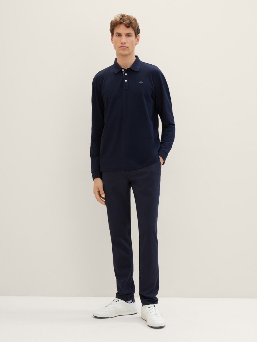 Gent Chino Pants in Blue from Tom Tailor GOOFASH