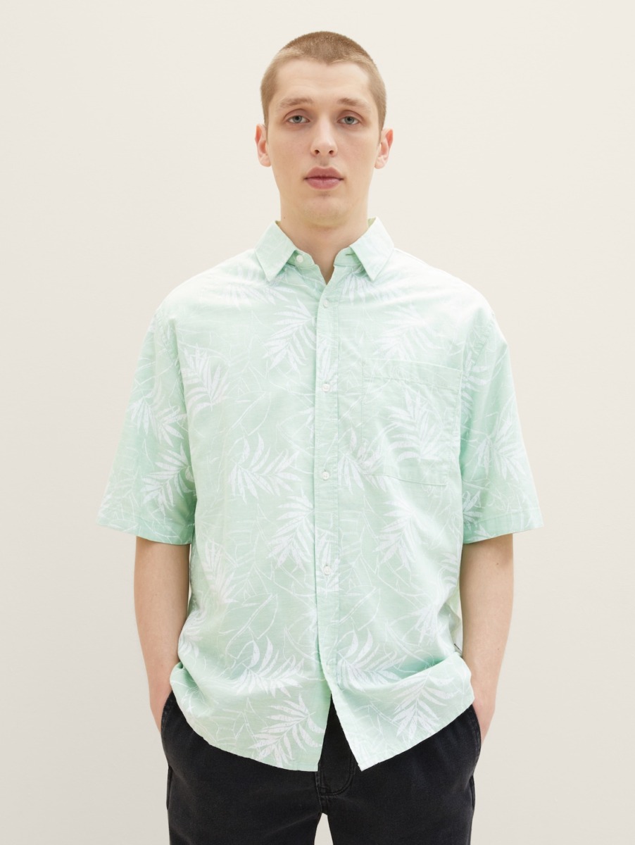 Gent Print T-Shirt from Tom Tailor GOOFASH