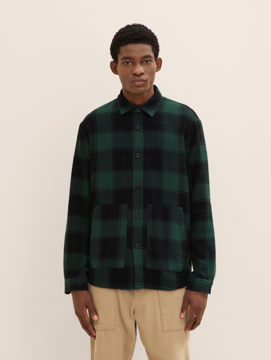 Gent Shirt in Checked at Tom Tailor GOOFASH