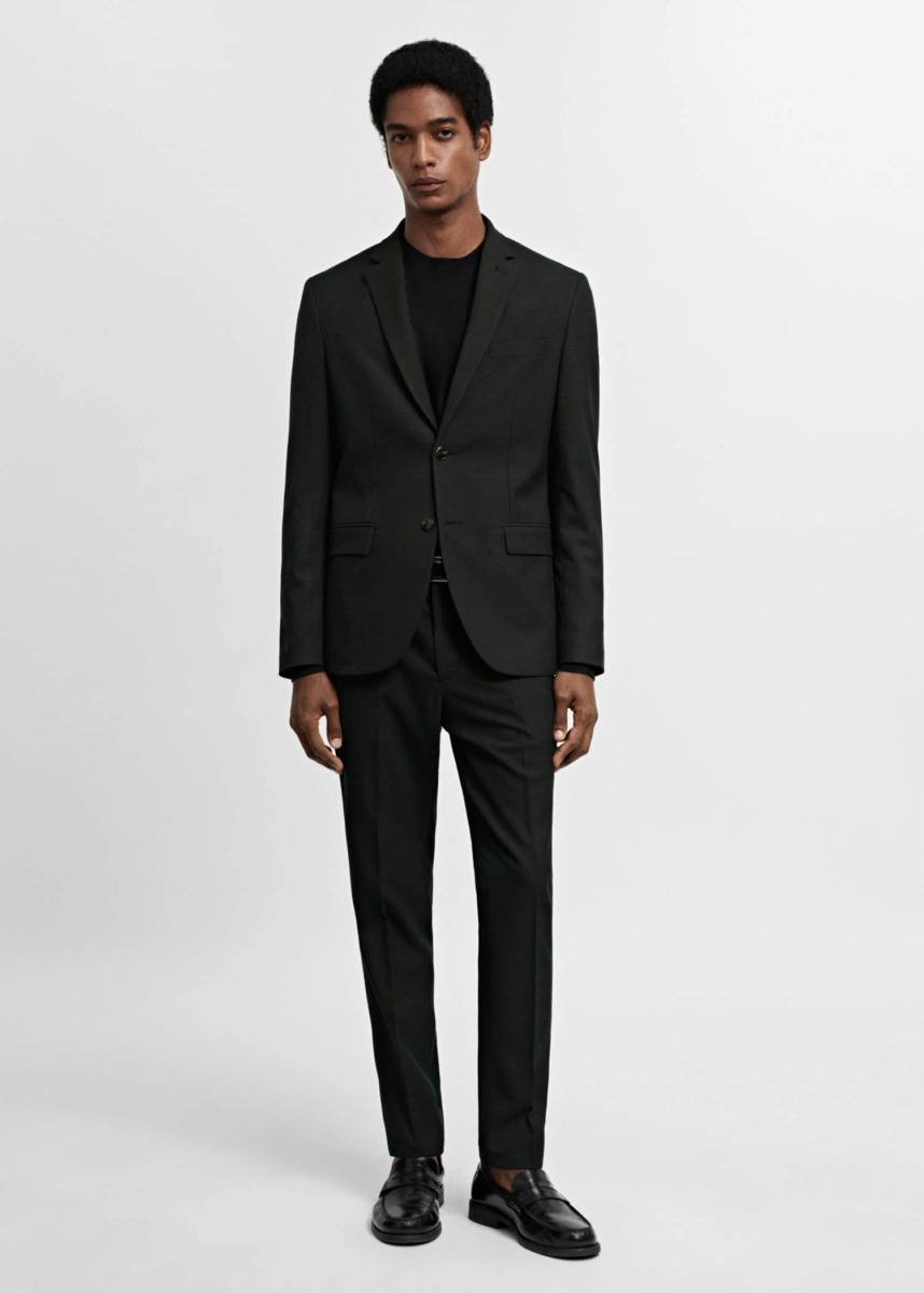 Gent Suit in Green from Mango GOOFASH