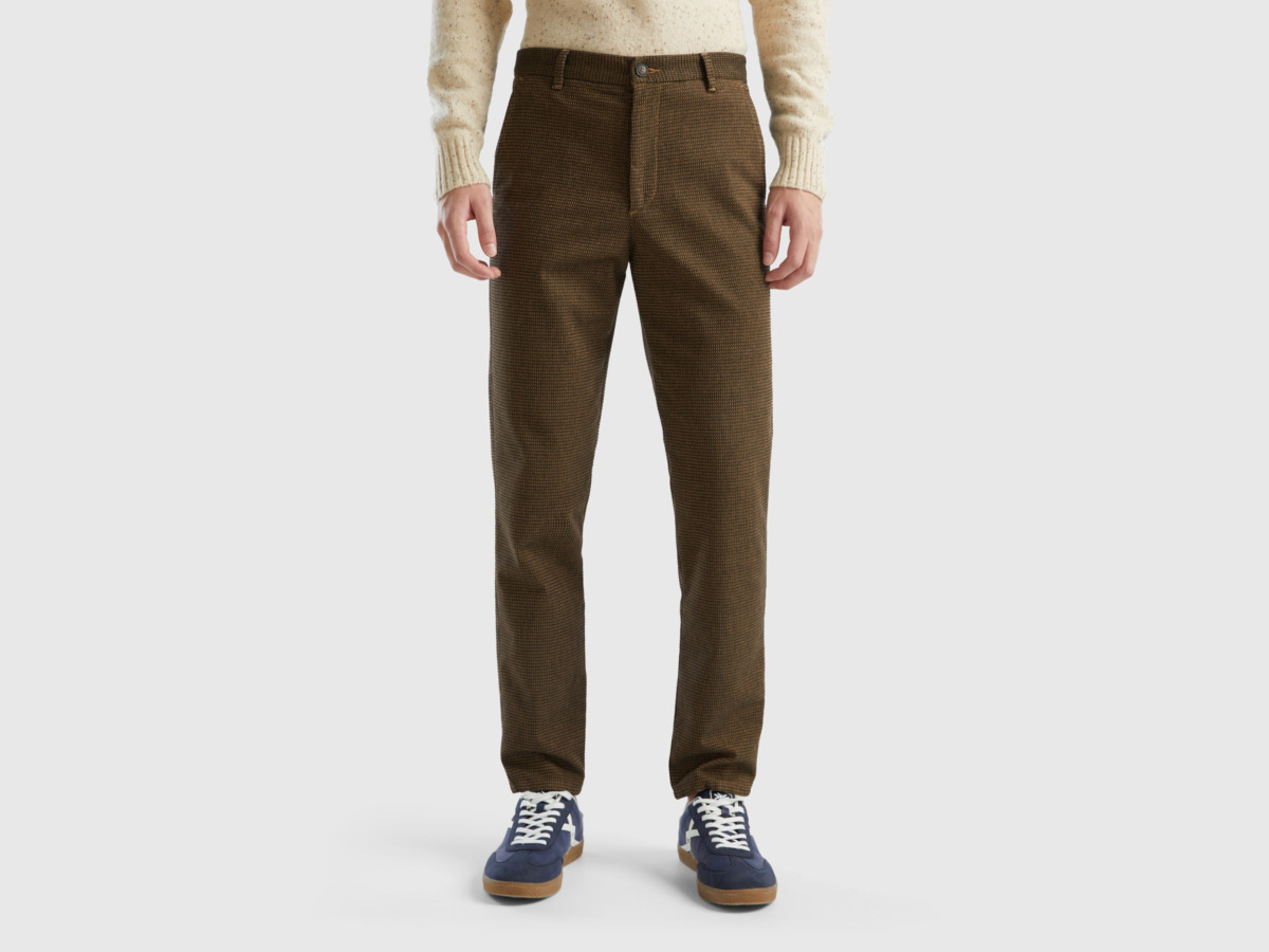 Gents Chino Pants in Brown - United Colors of Benetton - Benetton GOOFASH