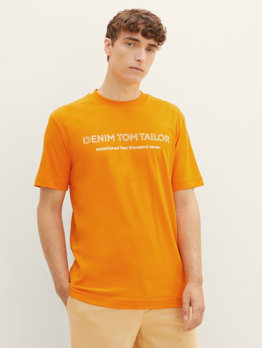 Gents Print - T-Shirt - Tom Tailor GOOFASH