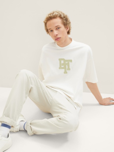 Gents T-Shirt White at Tom Tailor GOOFASH