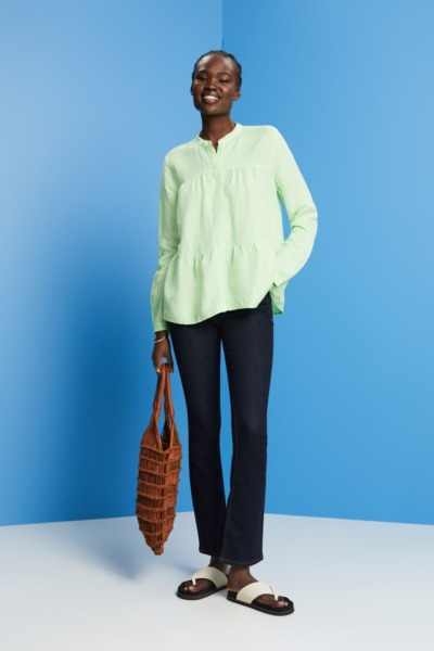 Green Blouse for Woman by Esprit GOOFASH