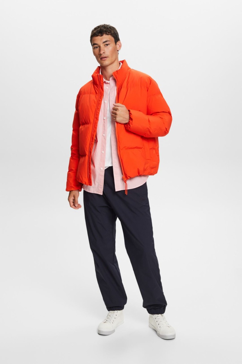 Jacket in Orange Esprit GOOFASH